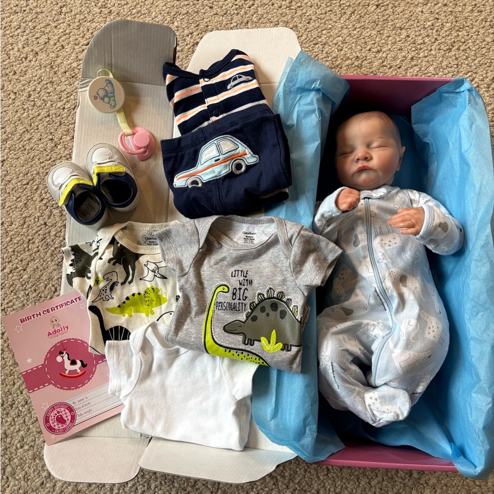 Like New Reborn Doll. Adolly brand.